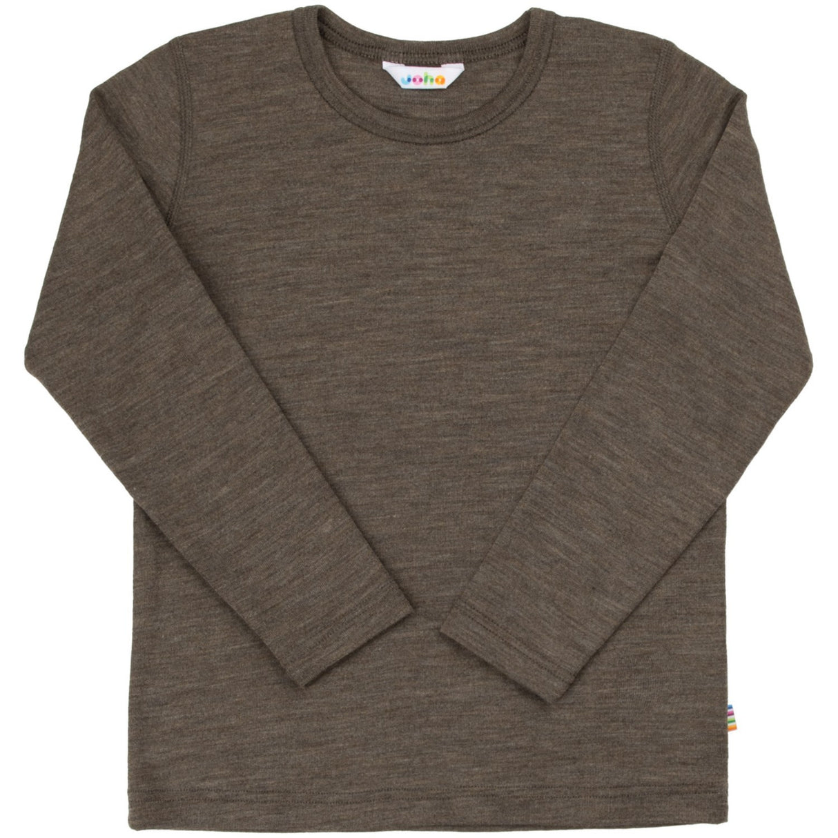 Joha Brown Melange Bluse M/Lange Ermer