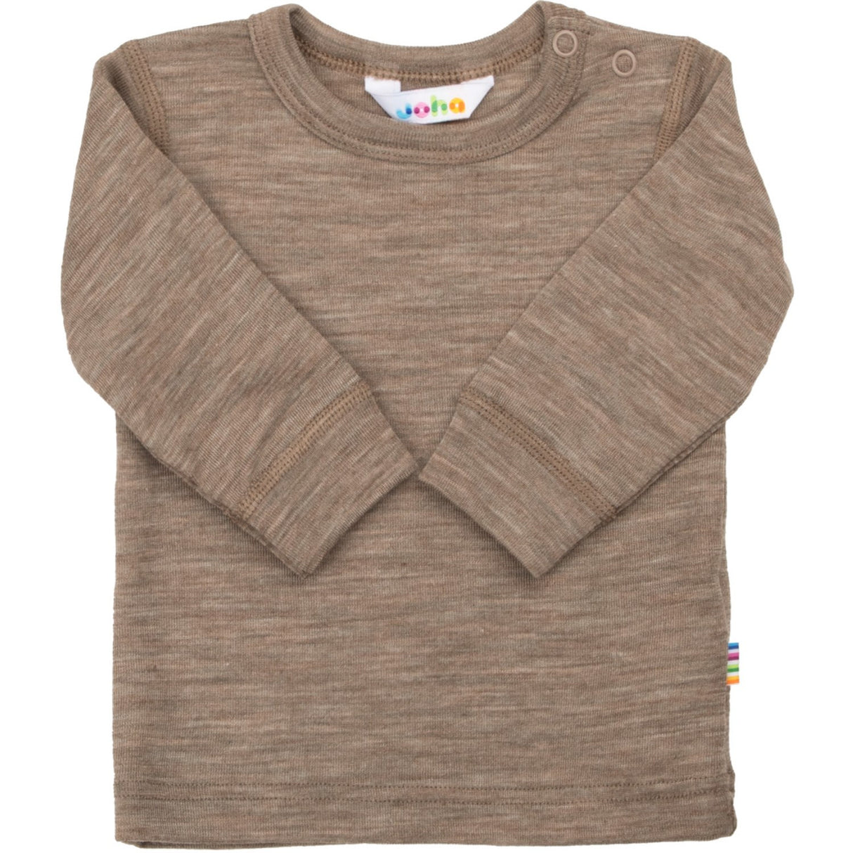 Joha Beige Melange Bluse M/Lange Ermer