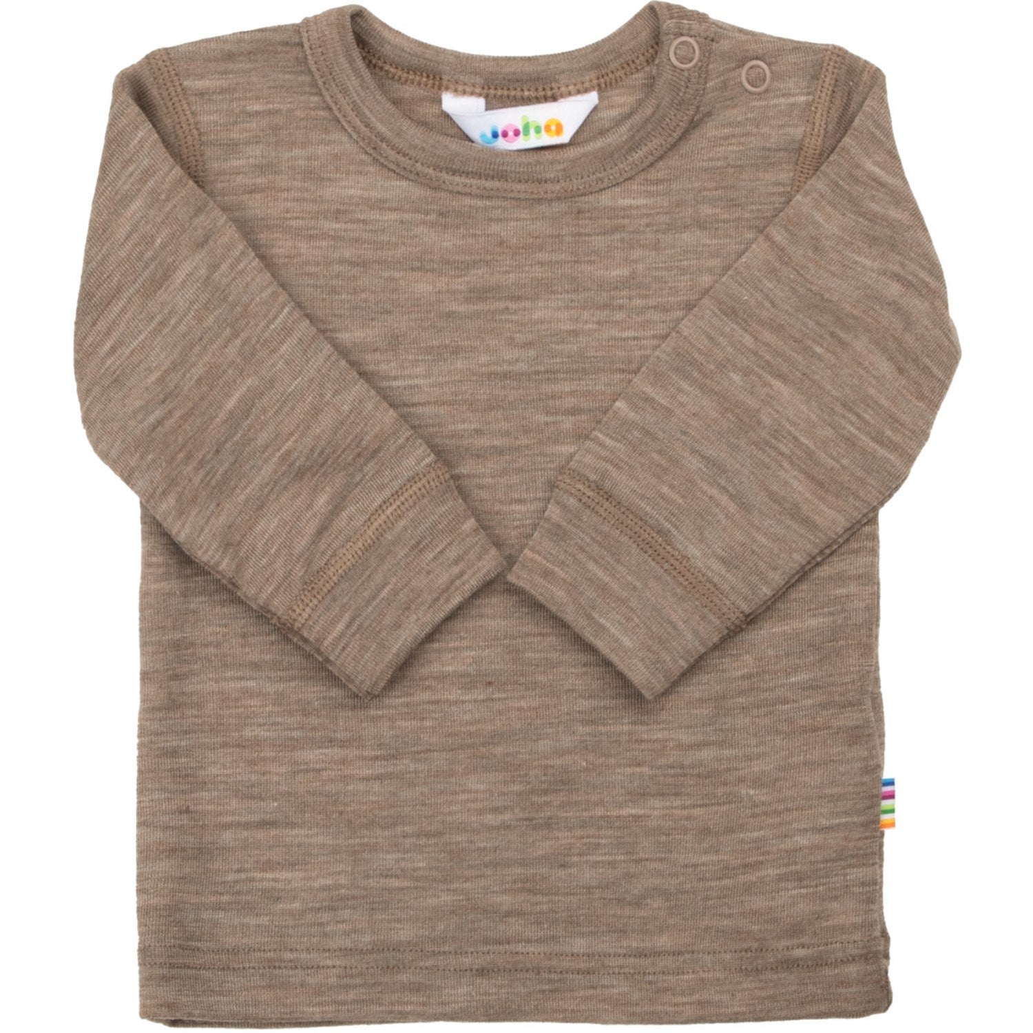 Joha Beige Melange Bluse M/Lange Ermer