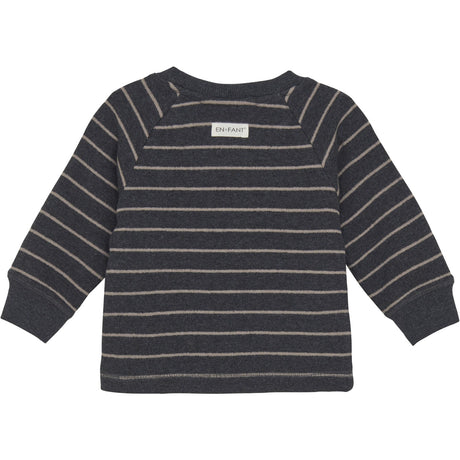 En Fant Ebony Collegegenser Ls Stripe