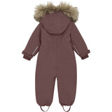 En Fant Rose Taupe Baby Flydress W. Fake Pels