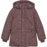 En Fant Rose Taupe Jakke Puffer W. Embroidery