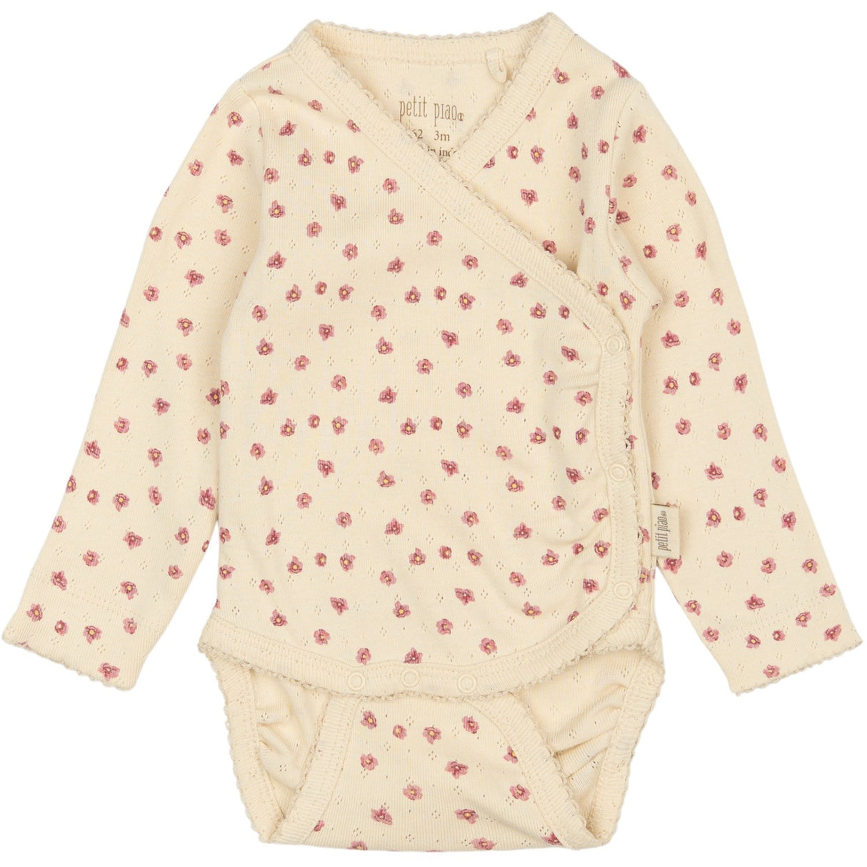 Petit Piao Autumn Anemone AOP PPDia Body L/S Fold Pointel NOOS