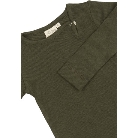 Petit Piao Green Leaf Body L/S Modal