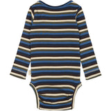 Petit Piao True Navy Multistripe Body L/S Modal Multi Striped