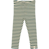 Petit Piao Dark Sea/off White Legging Modal Striped