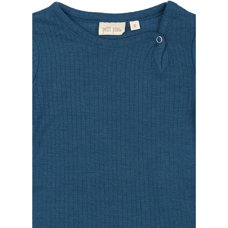 Petit Piao Ensign Blue PPDante Body L/S Merino Ull