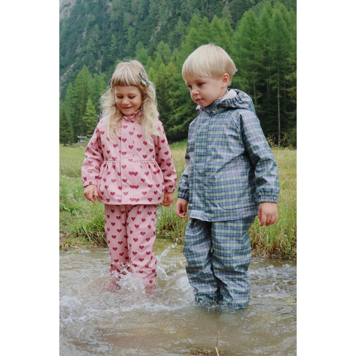 Konges Sløjd Amour Pink Rainy Palme Sett Girl