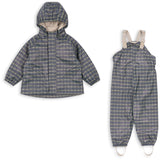 Konges Sløjd Laurel Blue Check Rainy Palme Sett