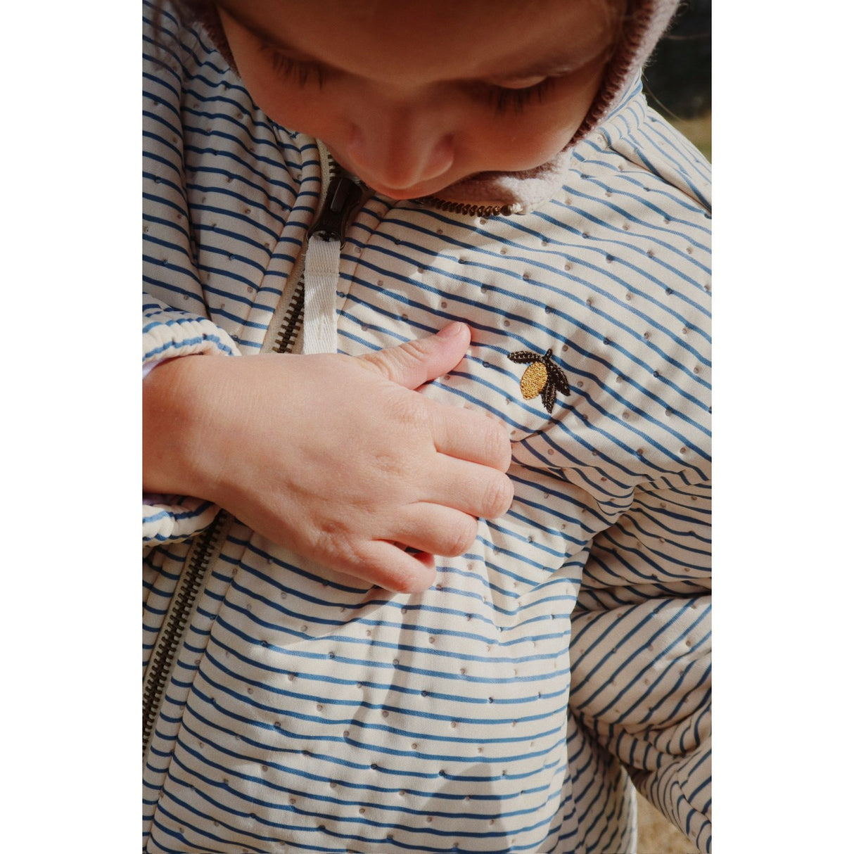 Konges Sløjd Stripe Bluie Thermo Jakke Grs