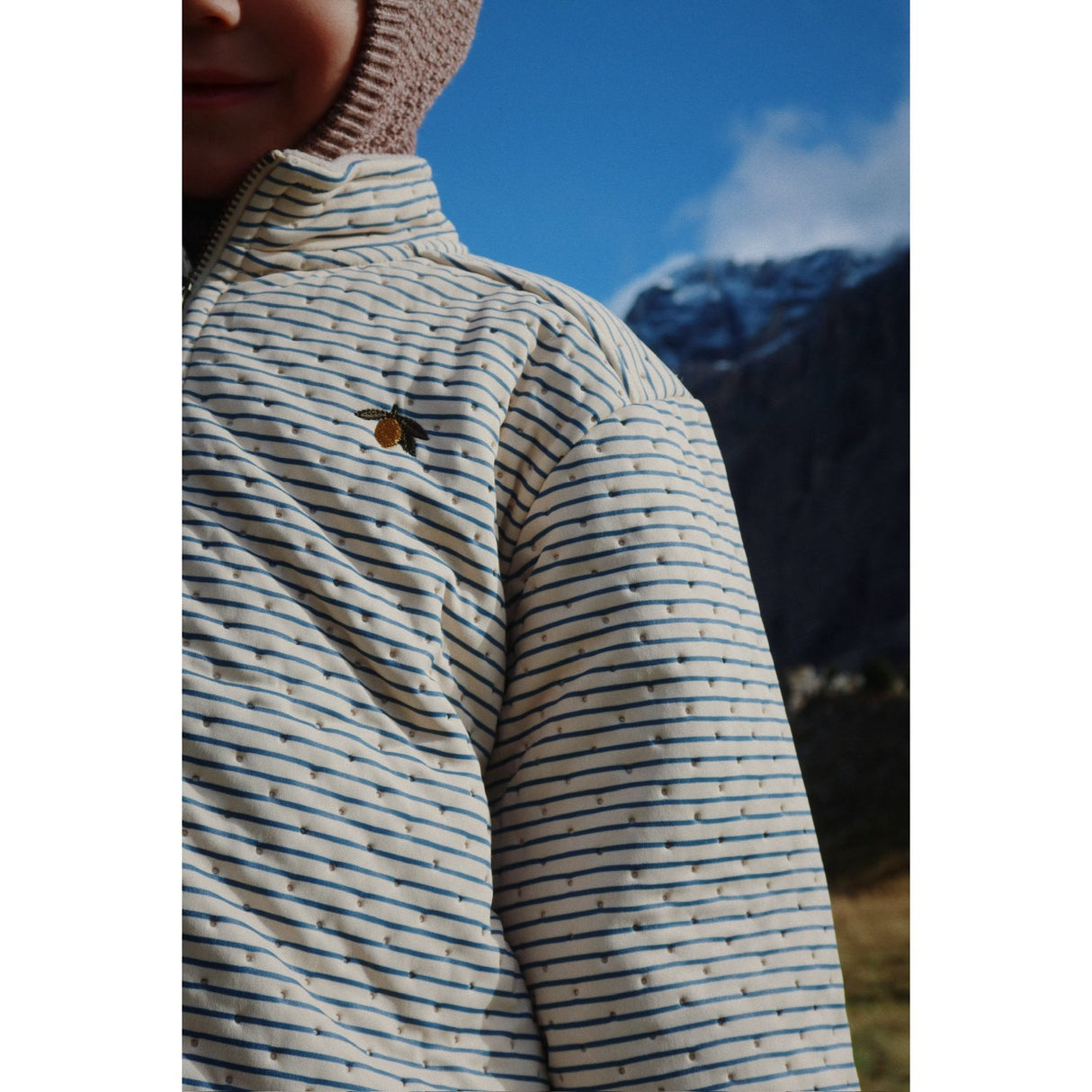 Konges Sløjd Stripe Bluie Thermo Jakke Grs