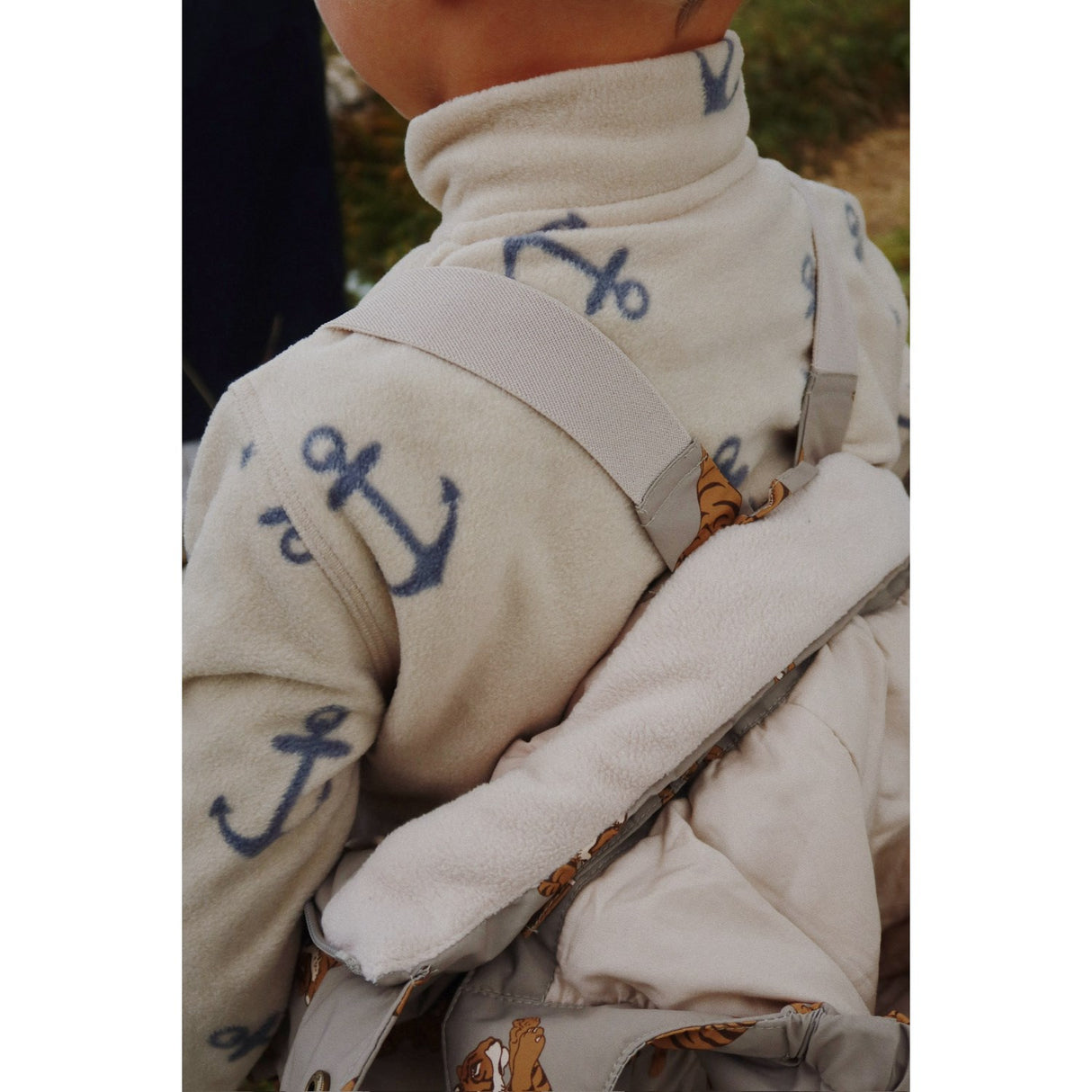 Konges Sløjd Ancher Tavi Fleece Collegegenser Grs