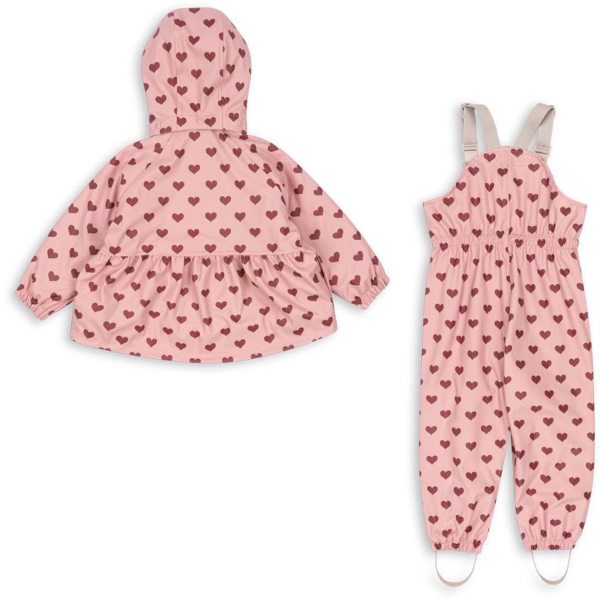 Konges Sløjd Amour Pink Rainy Palme Sett Girl