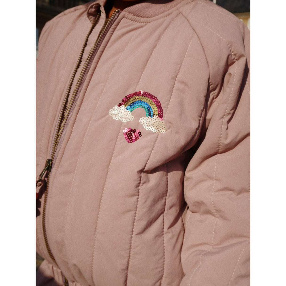 Konges Sløjd Twilight Mauve Juno Paljet Bomber Jakke