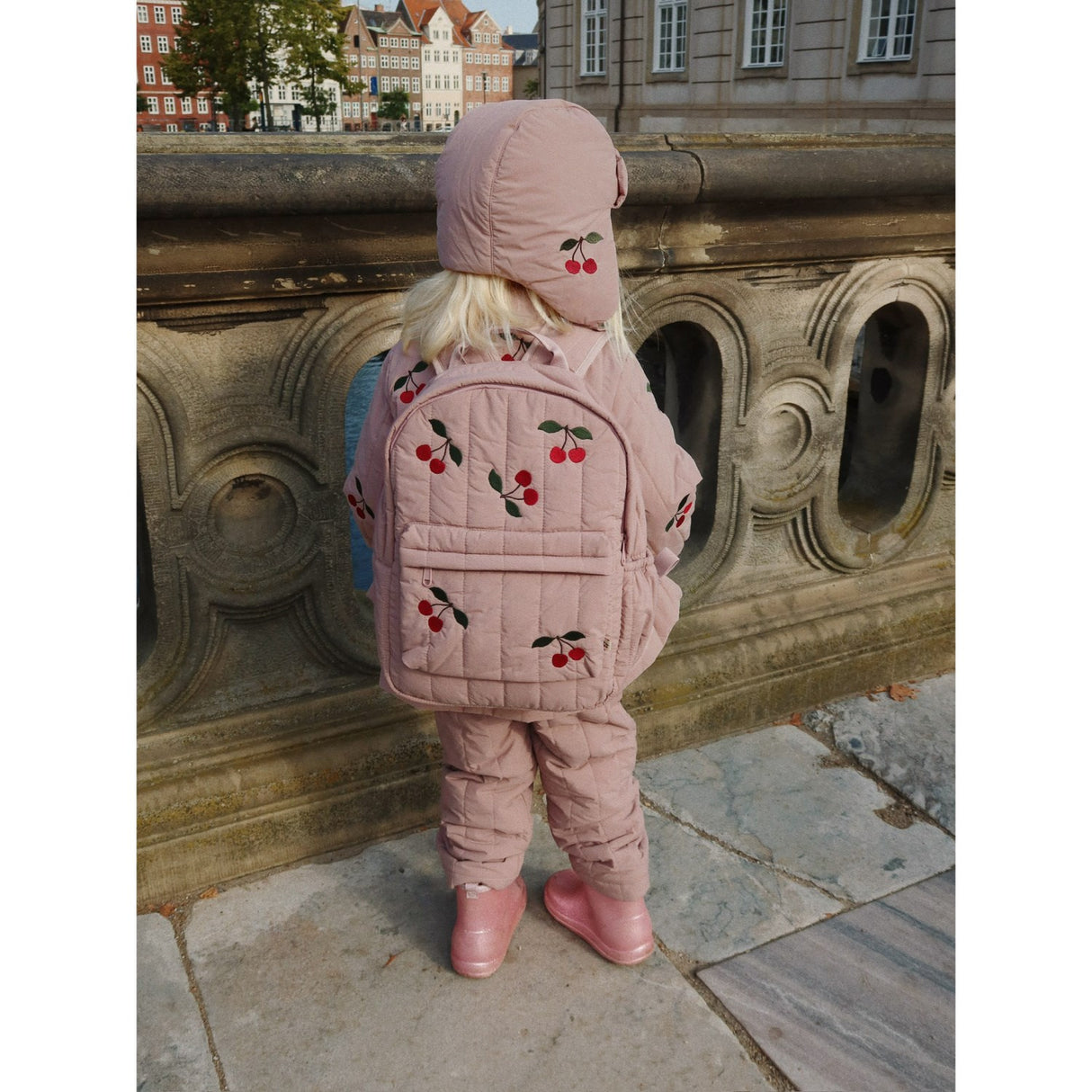 Konges Sløjd Twilight Mauve Juno Vattert Rygsekk Midi