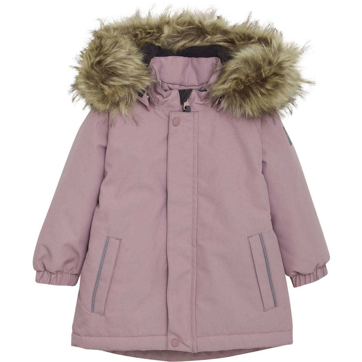 Color Kids Woodrose Baby Parka W. Fake Pels