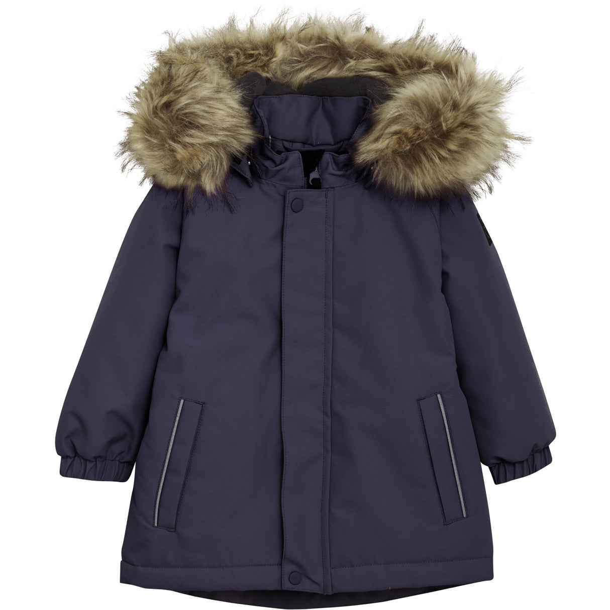 Color Kids Graystone Baby Parka W. Fake Pels