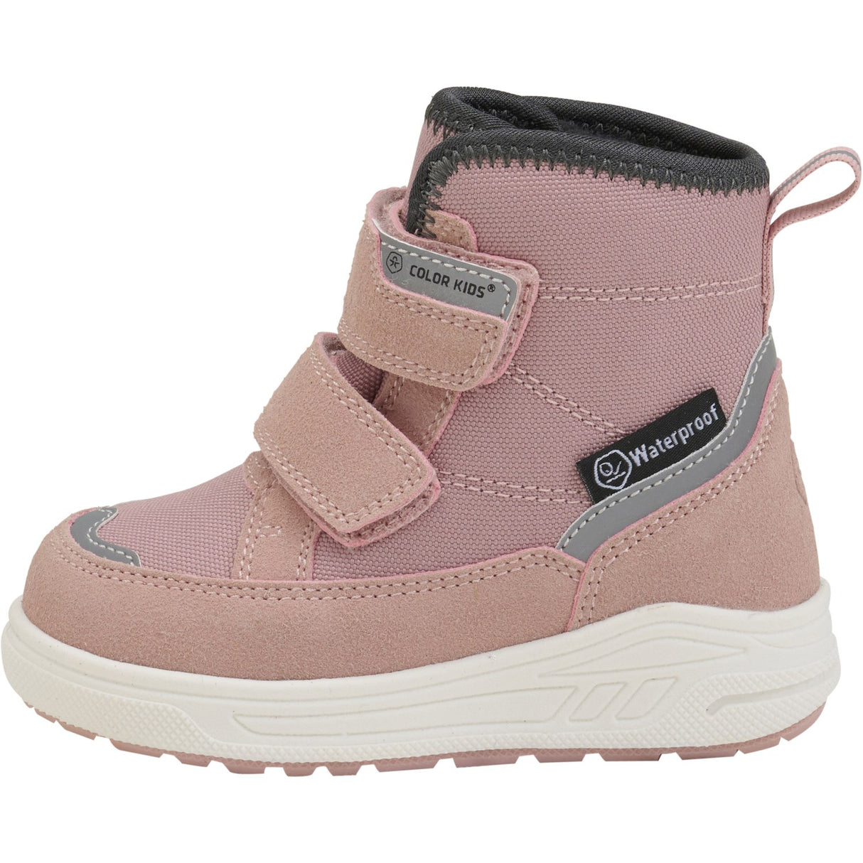 Color Kids Woodrose Støvler W. Borrelås Waterproof