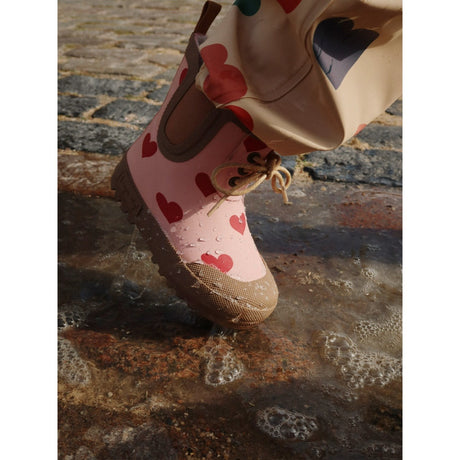 Konges Sløjd Amour Pink Thermo Støvler Print