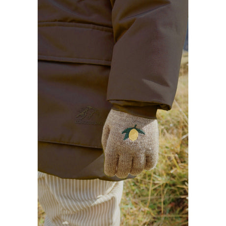 Konges Sløjd Lemon/Stripe 2 Pakke Filla Hansker