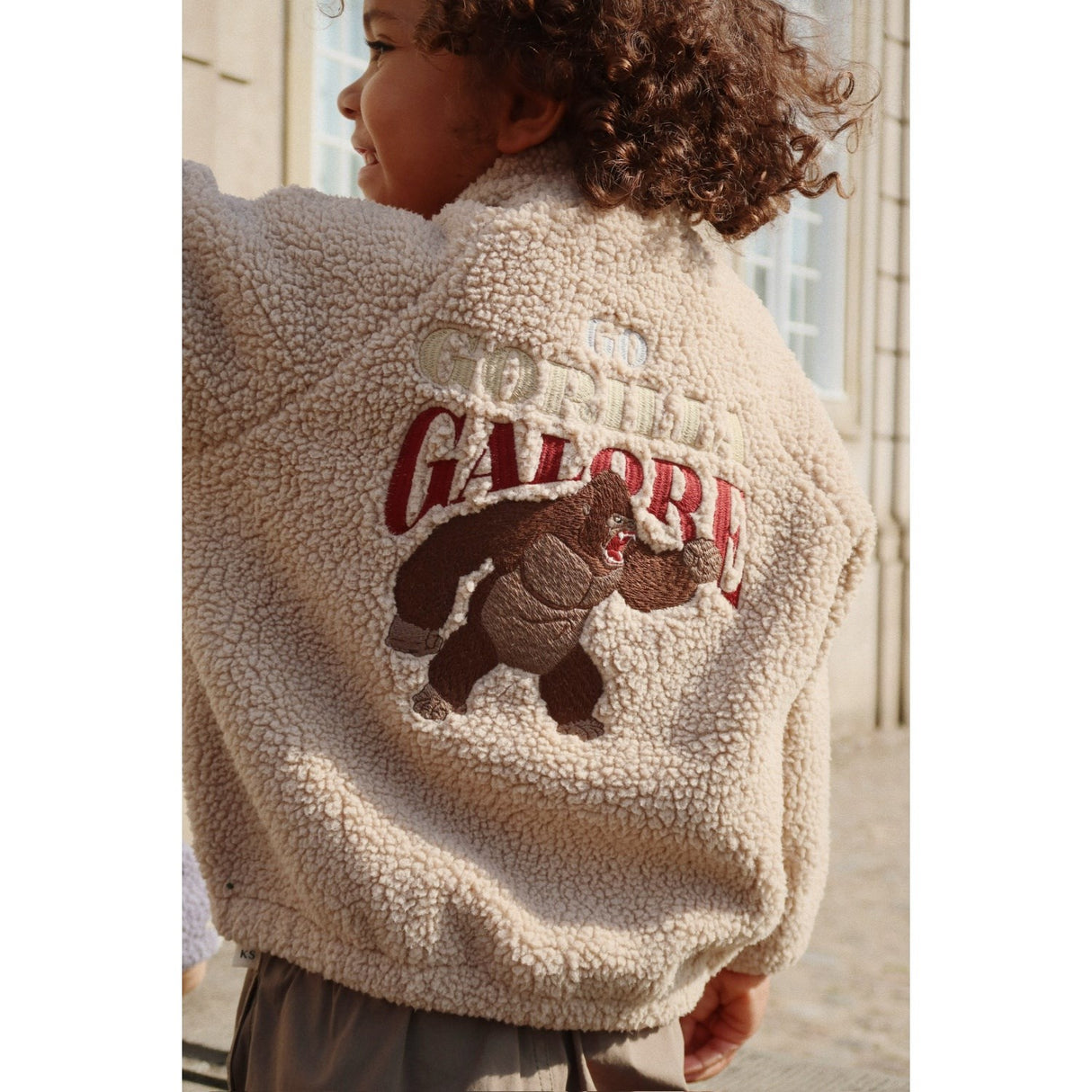 Konges Sløjd Oxford Tan Jazz Teddybjørn Bomber Jakke Grs