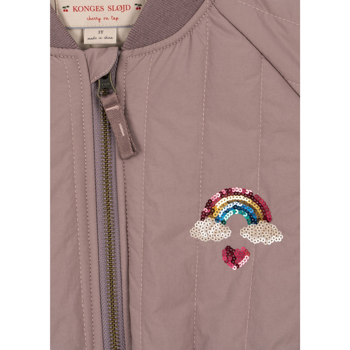 Konges Sløjd Twilight Mauve Juno Paljet Bomber Jakke