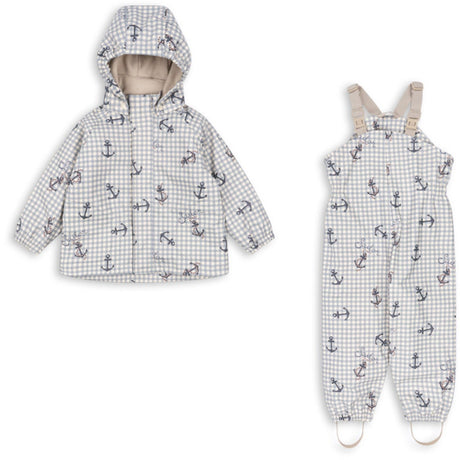 Konges Sløjd Sailor Check Rainy Palme Sett