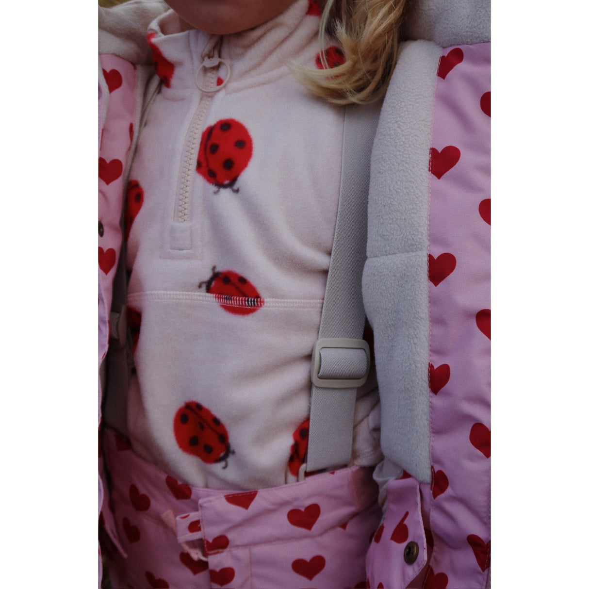 Konges Sløjd Ladybug Tavi Fleece Collegegenser Grs