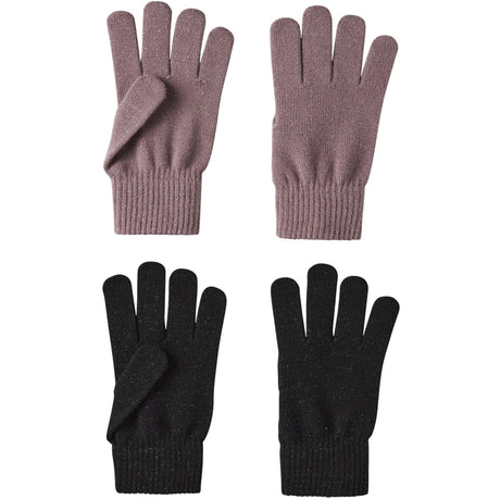 Name It Black Woodrose Nkfmagic Glitter Hansker 2P