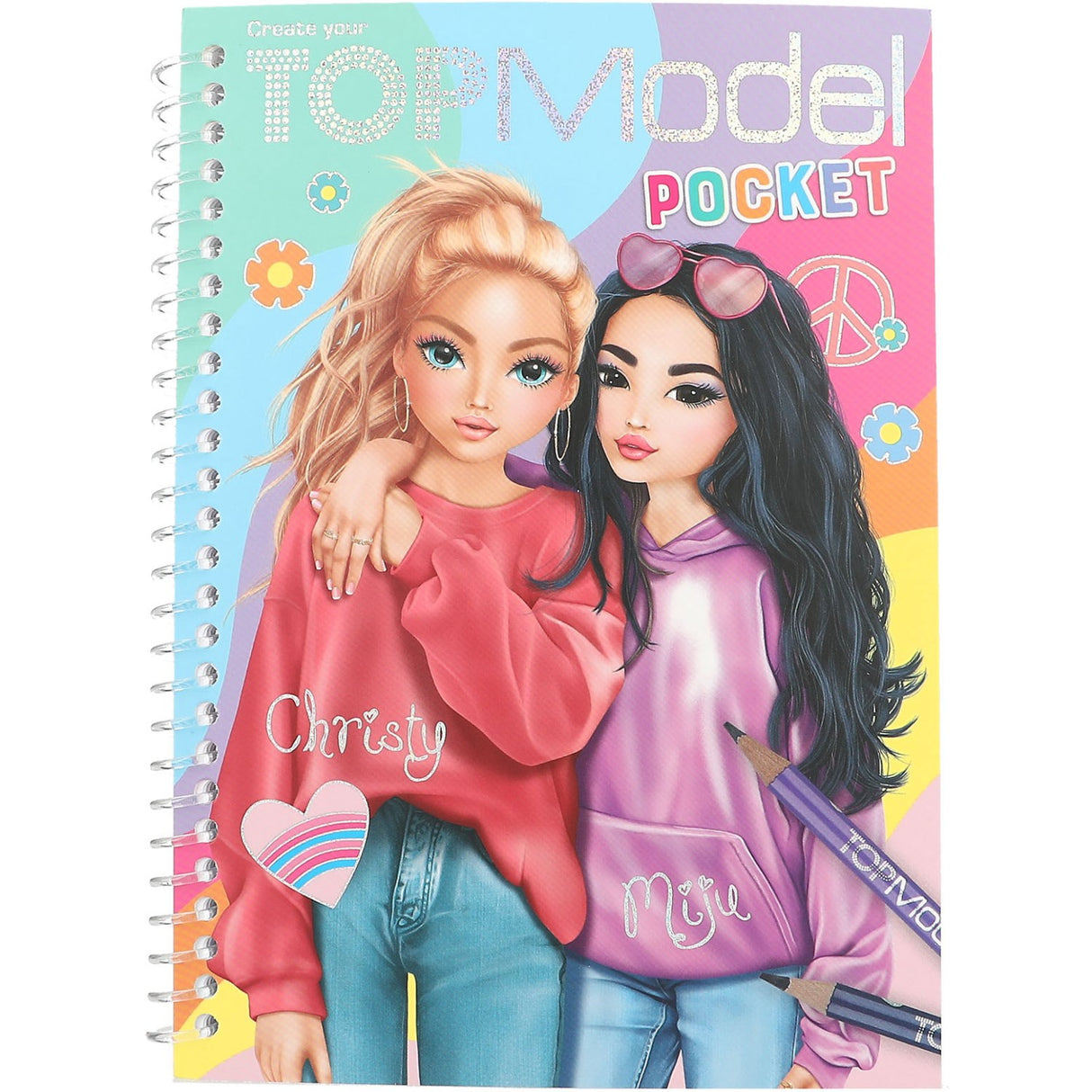 TOPModel Pocket Colouring Bok