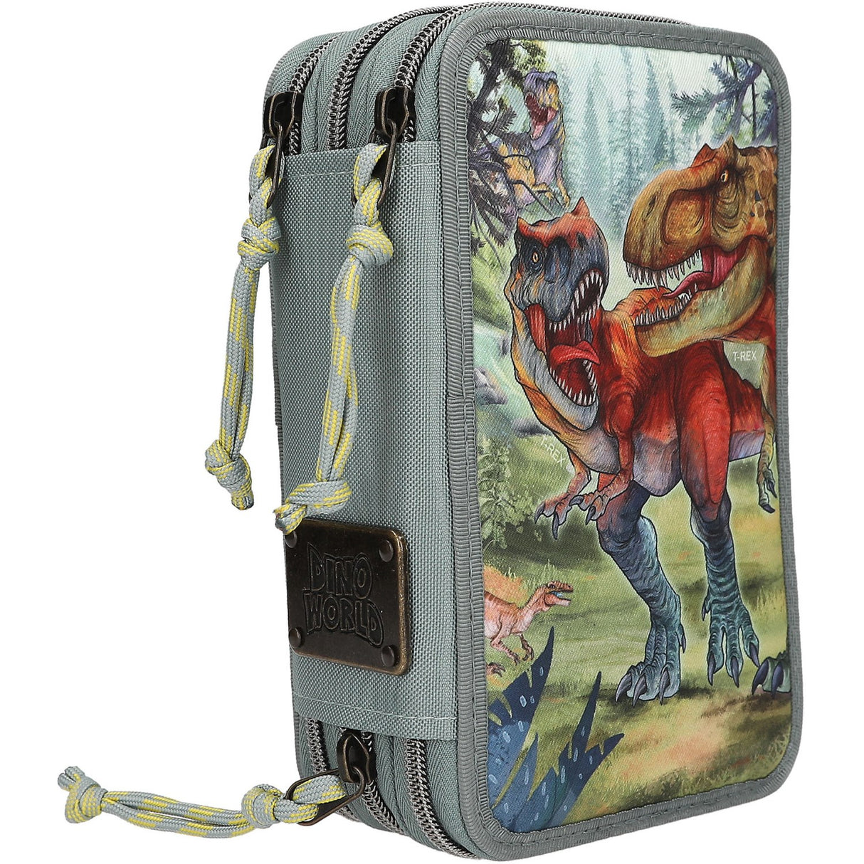 Dino World Bite Triple Pencil Case