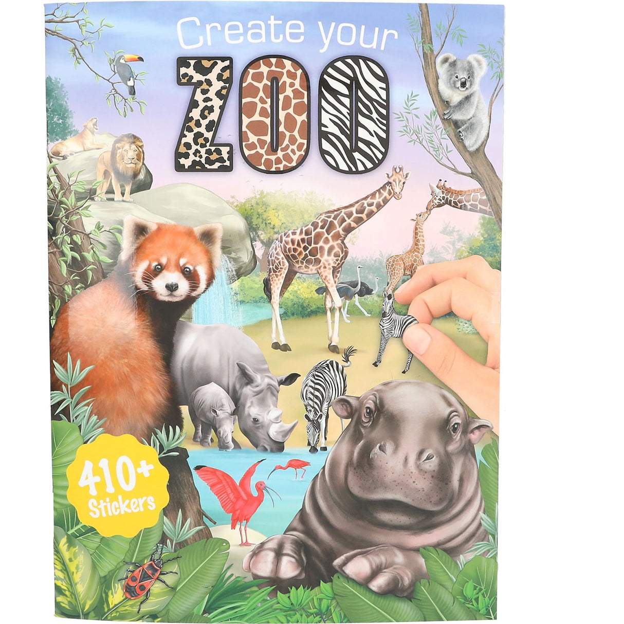 TRENDS by Depesche Create Your ZOO Colouring Bok