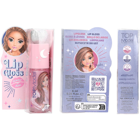 TOPModel Beauty And Me Rose Raspberry Lip Gloss Shimmer