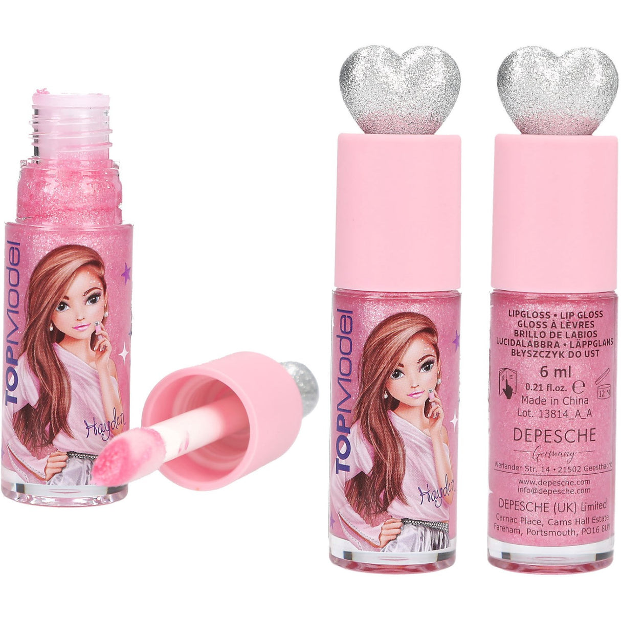 TOPModel Beauty And Me Rose Raspberry Lip Gloss Shimmer