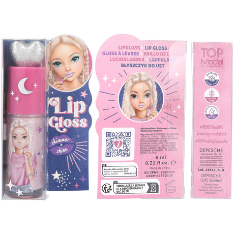 TOPModel Beauty And Me Pink Marshmallows Lip Gloss Shimmer
