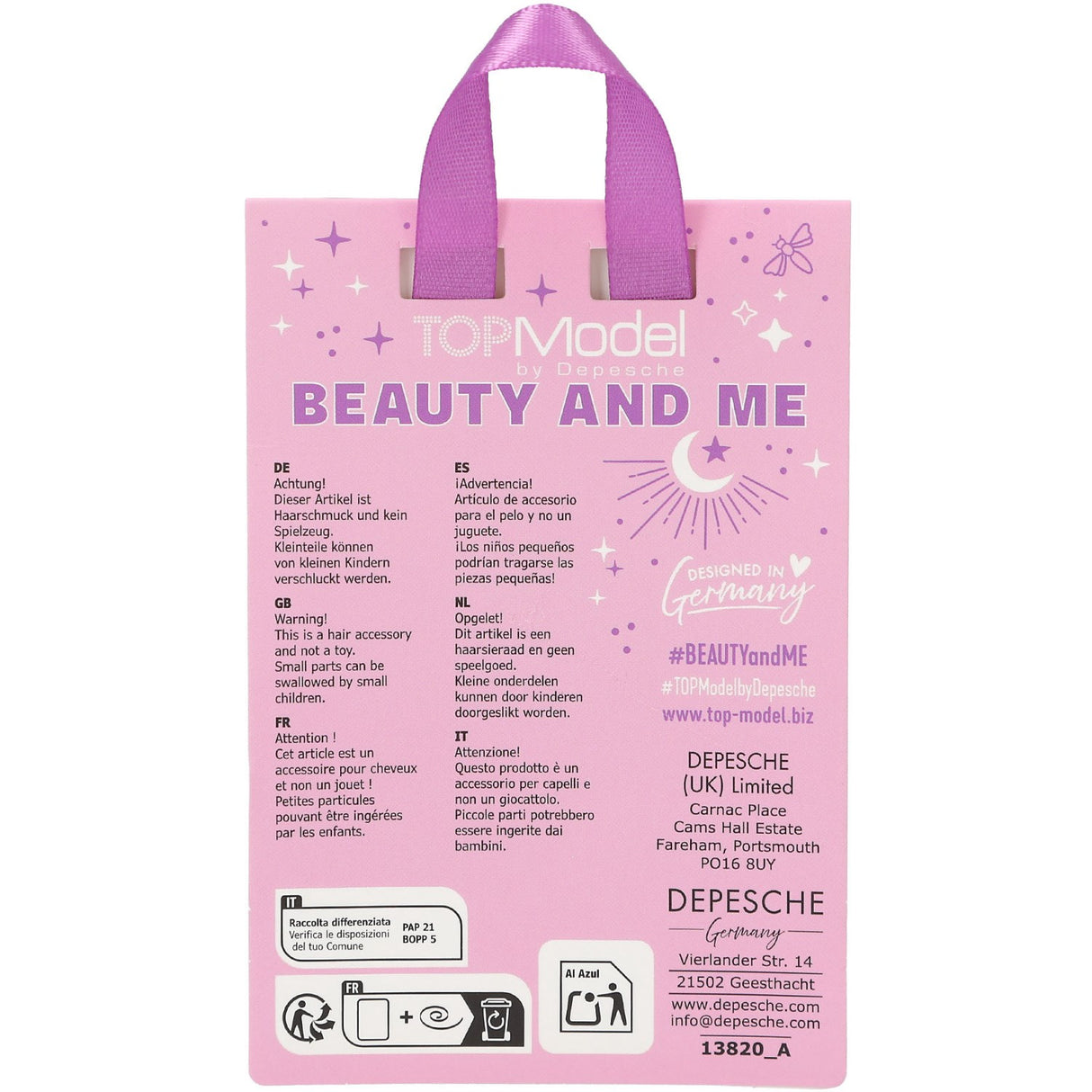 TOPModel Beauty And Me Hairclip Hearts Sett