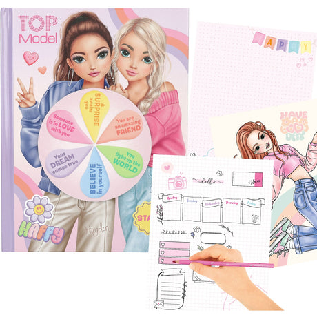 TOPModel Mood Colouring Bok Med Light Og Sound English