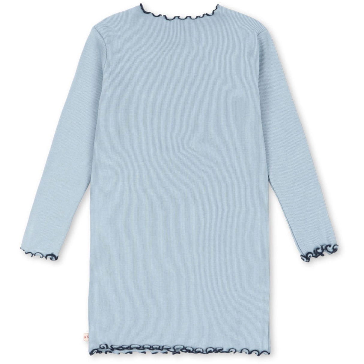 Konges Sløjd Blue Fog Rivi Rib Kjole Ocs