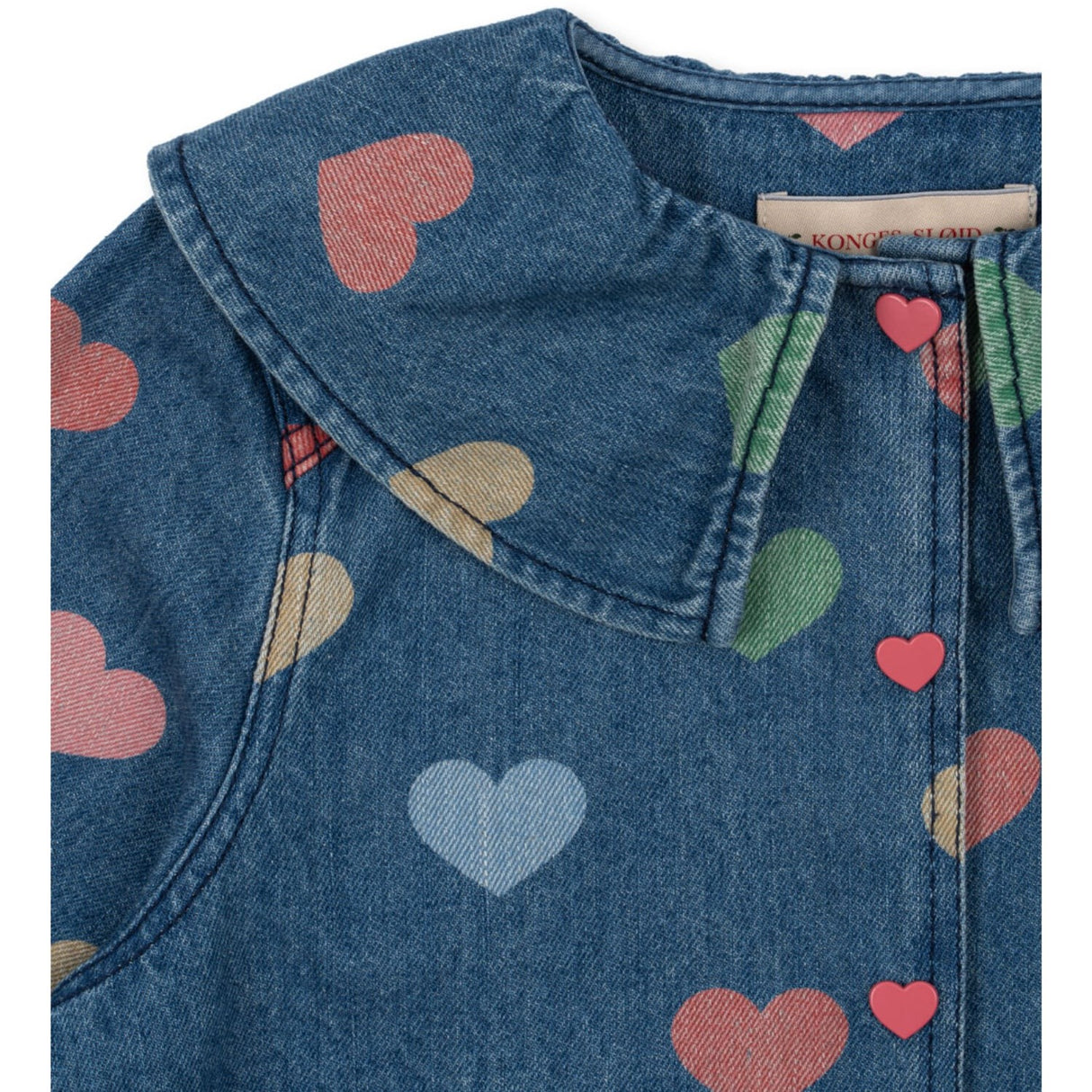 Konges Sløjd Bon Coeur Coloré Magot Denim Skjorte GOTS