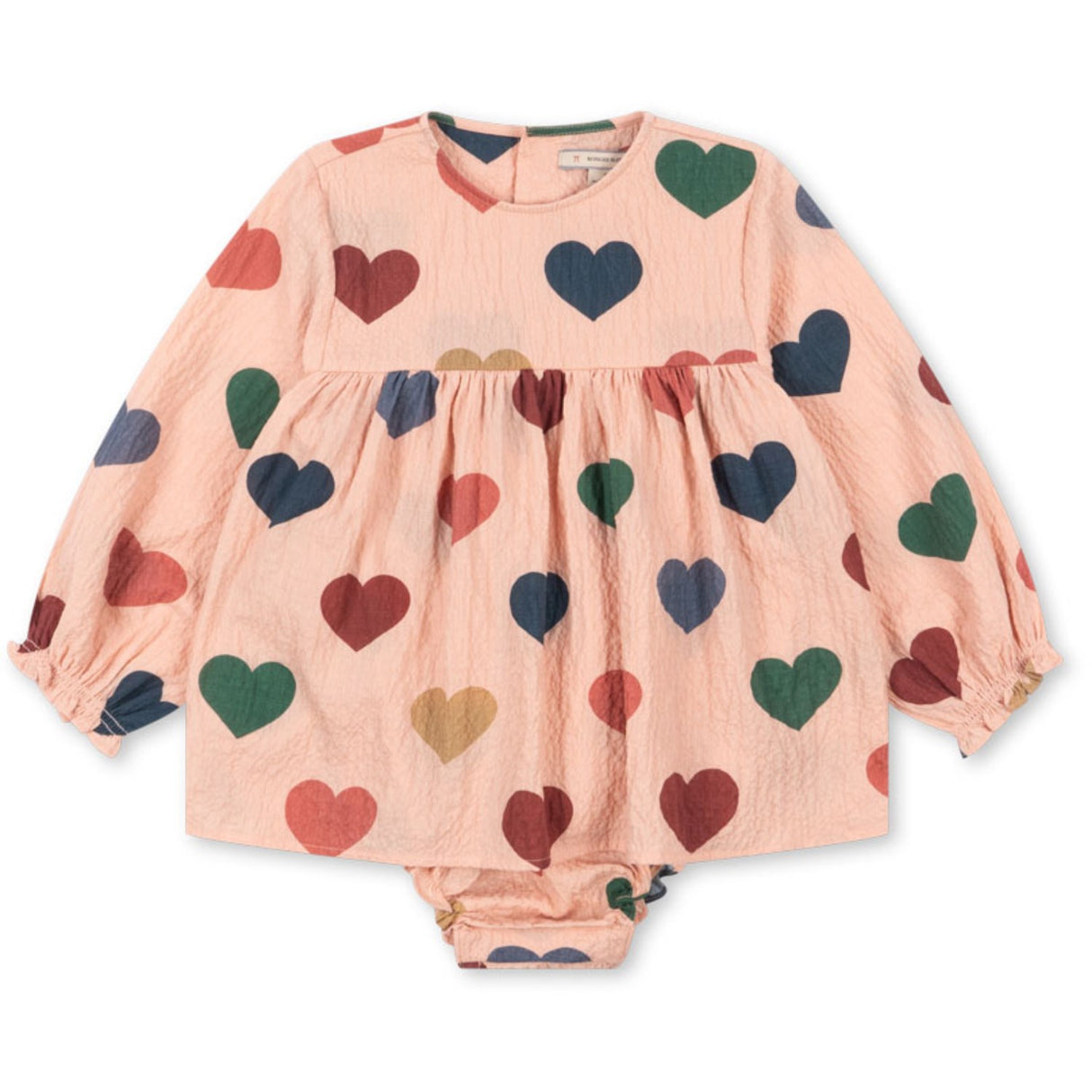 Konges Sløjd Coeur Rose Coloré Elin Romper GOTS