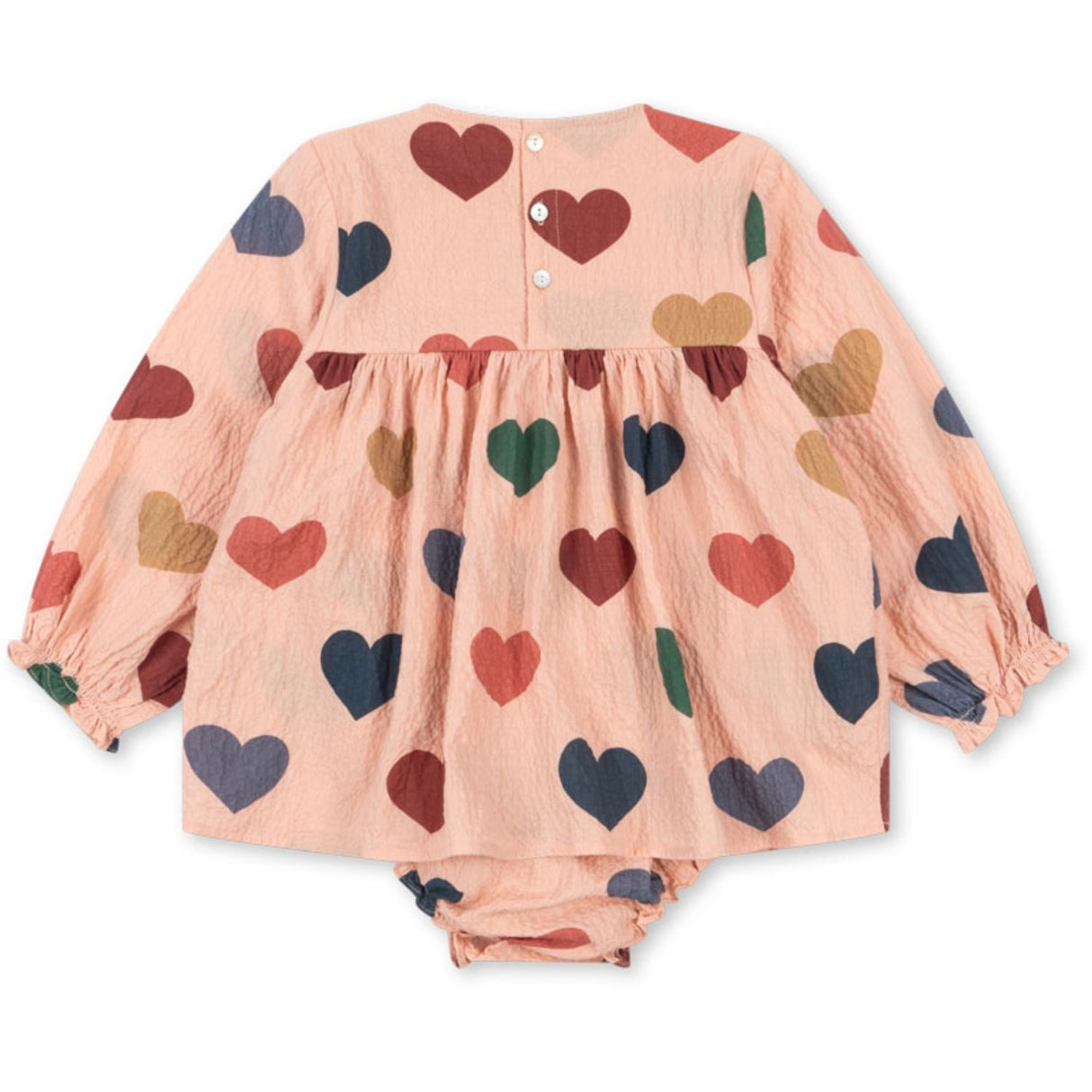 Konges Sløjd Coeur Rose Coloré Elin Romper GOTS