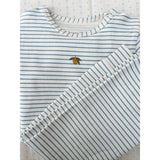 Konges Sløjd Stripe Bluie Basic Bluse GOTS