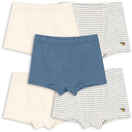 Konges Sløjd Boy Mix Pack Basic 5 Pakke Boy Underbukser GOTS