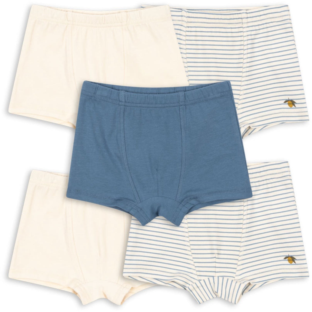 Konges Sløjd Boy Mix Pack Basic 5 Pakke Boy Underbukser GOTS