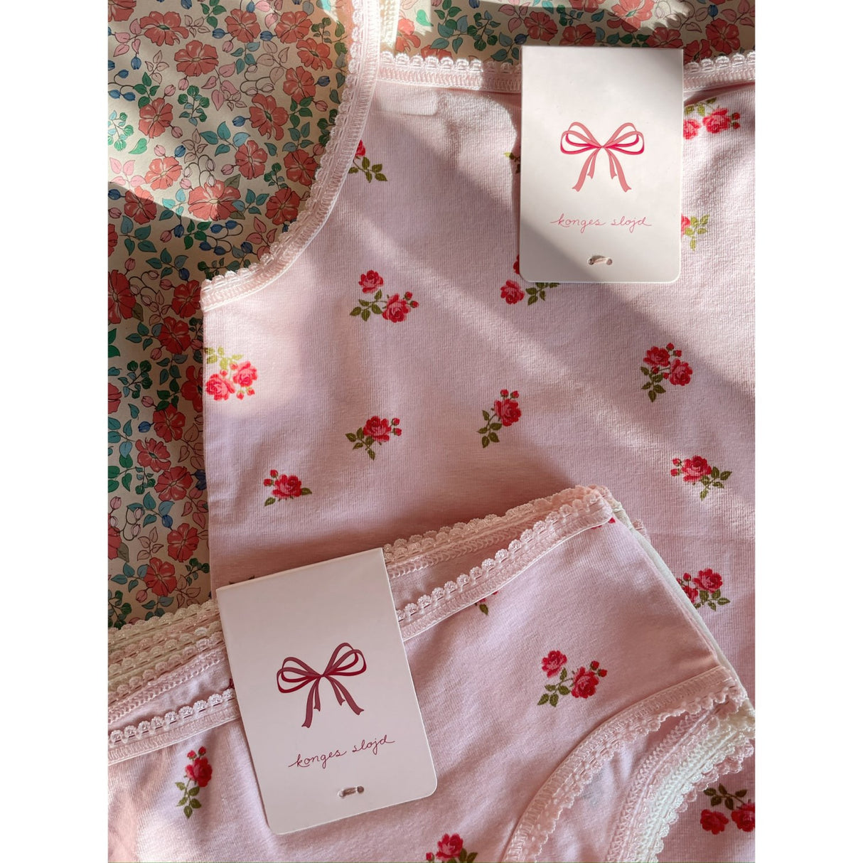 Konges Sløjd Bella Rosita/Rosa Pink Basic 2 Pakke Girl Hipster GOTS