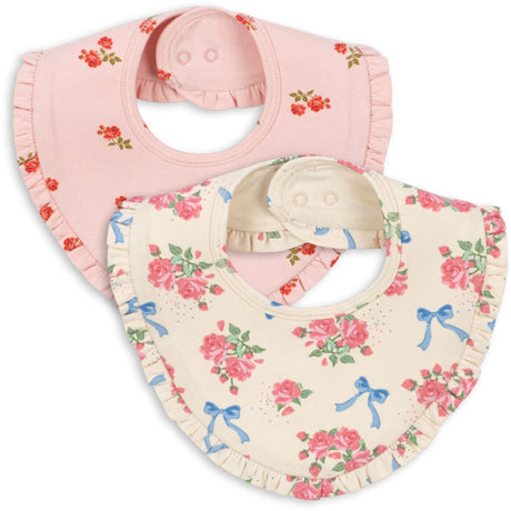 Konges Sløjd Bella Rosita/Rosa Pink Basic 2 Pakke Frill Smekke