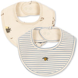 Konges Sløjd Kubi/Stripe Bluie Basic 2 Pakke Smekke