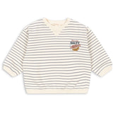 Konges Sløjd Captains Blue/Antique White Amio Sweat Skjorte Ocs
