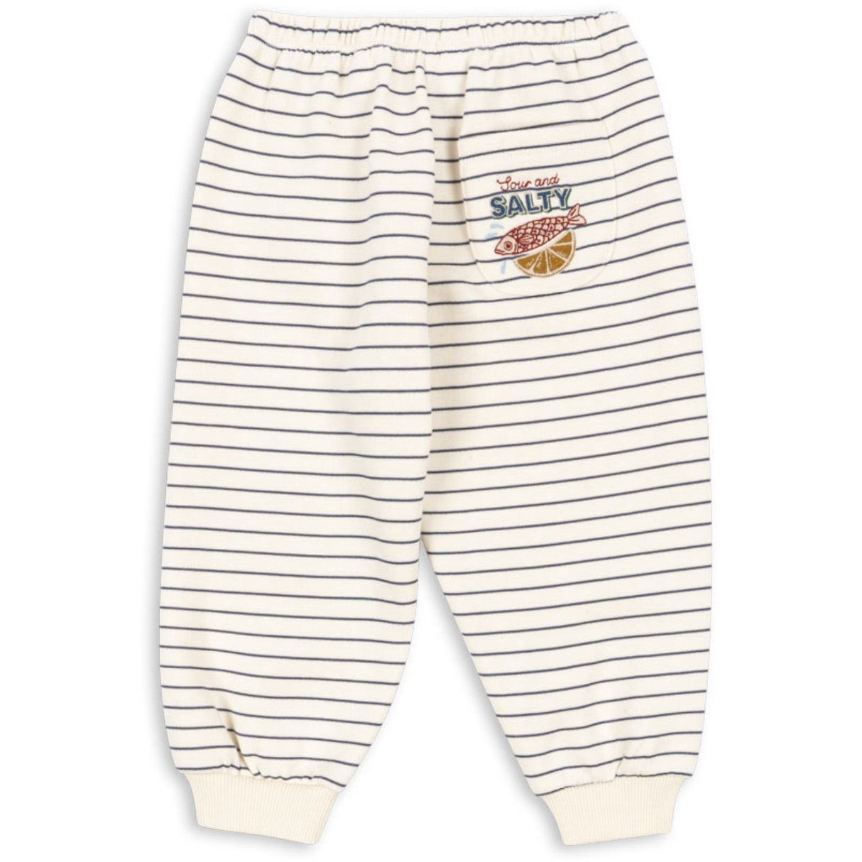 Konges Sløjd Captains Blue/Antique White Amio Sweat Bukser Ocs