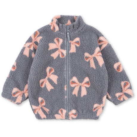 Konges Sløjd Bella Blue Bow Jody Teddybjørn Jakke Grs